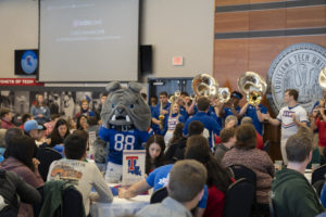 Students gather for the COES Signing Day.