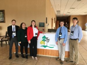 Pictured are (from left) Conner Killian, Morgan Thigpen, Teresa Hadwin Conner Gay, and Nathan Bolner.