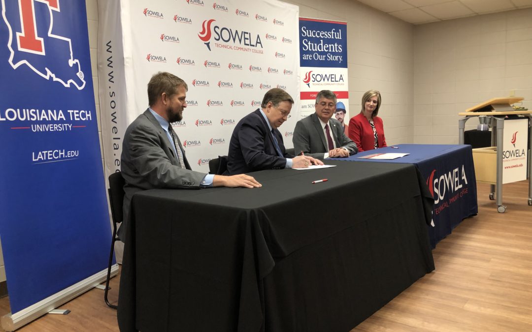 Louisiana Tech, SOWELA agreement designed to create student pathways in forestry products industry