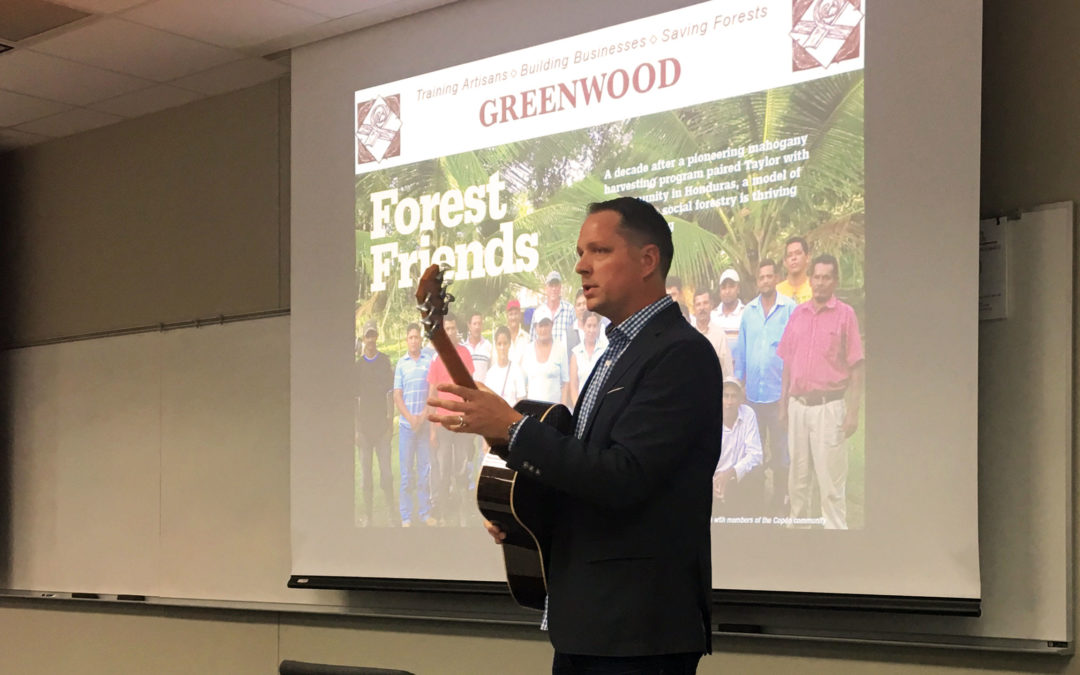 Taylor Guitars Exec to Headline College of Business Sustainability Lecture