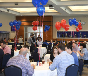 University Advancement honored faculty and staff with a luncheon Monday.