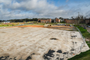 The Louisiana Tech baseball facility was destroyed in the April 2019 tornado.