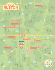 Ruston park map