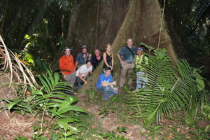 Holley with a la ceiba tree.