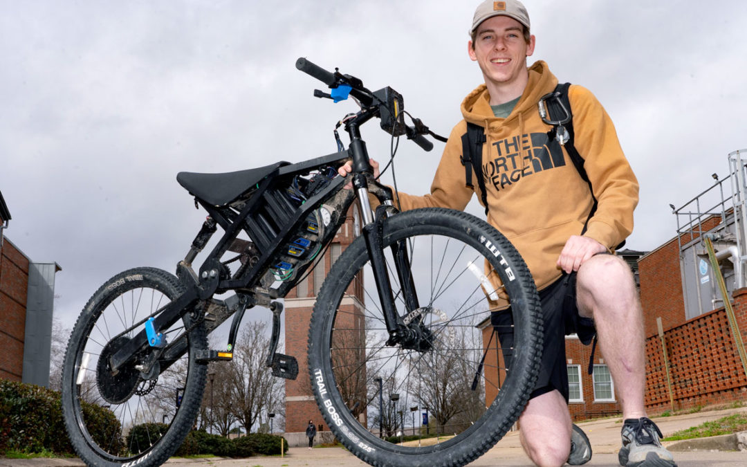 Mechanical Engineering student designs and builds electric bicycle