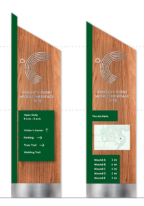 Proposal for Poverty Point signage.