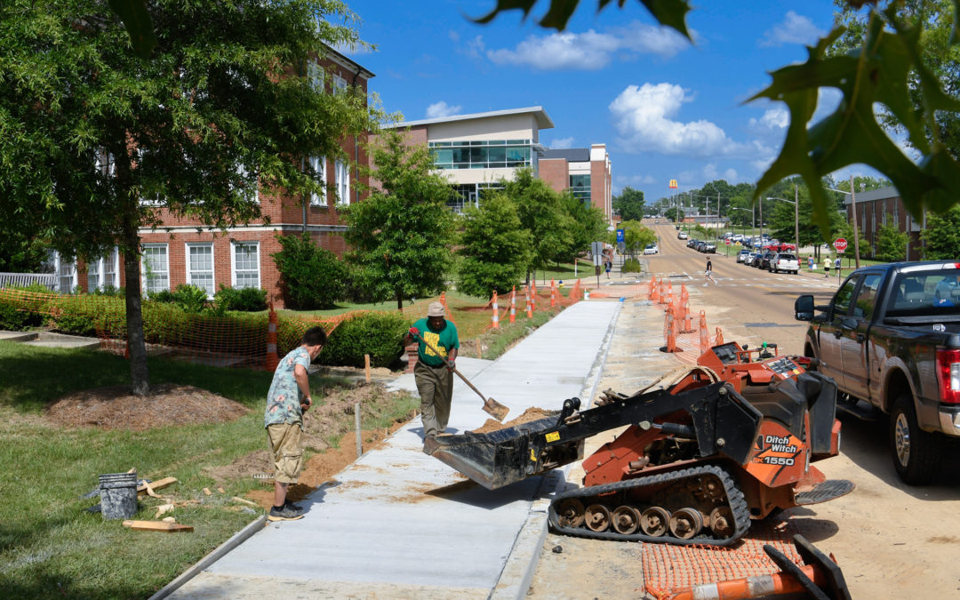 Summer construction paves the way to a more accessible campus