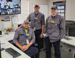 Ben Browning (’11), Will Smith (’11), and Tyler Petty (’18)