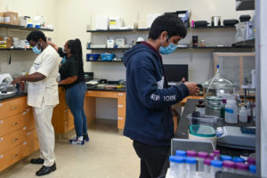 Saif Bari works in Dr. Gergana Nestorova's lab.