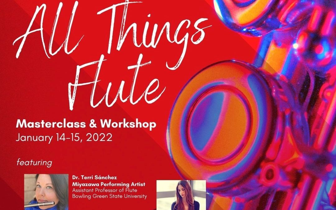 Free All Things Flute Masterclass and Workshop to be held Jan. 14-15