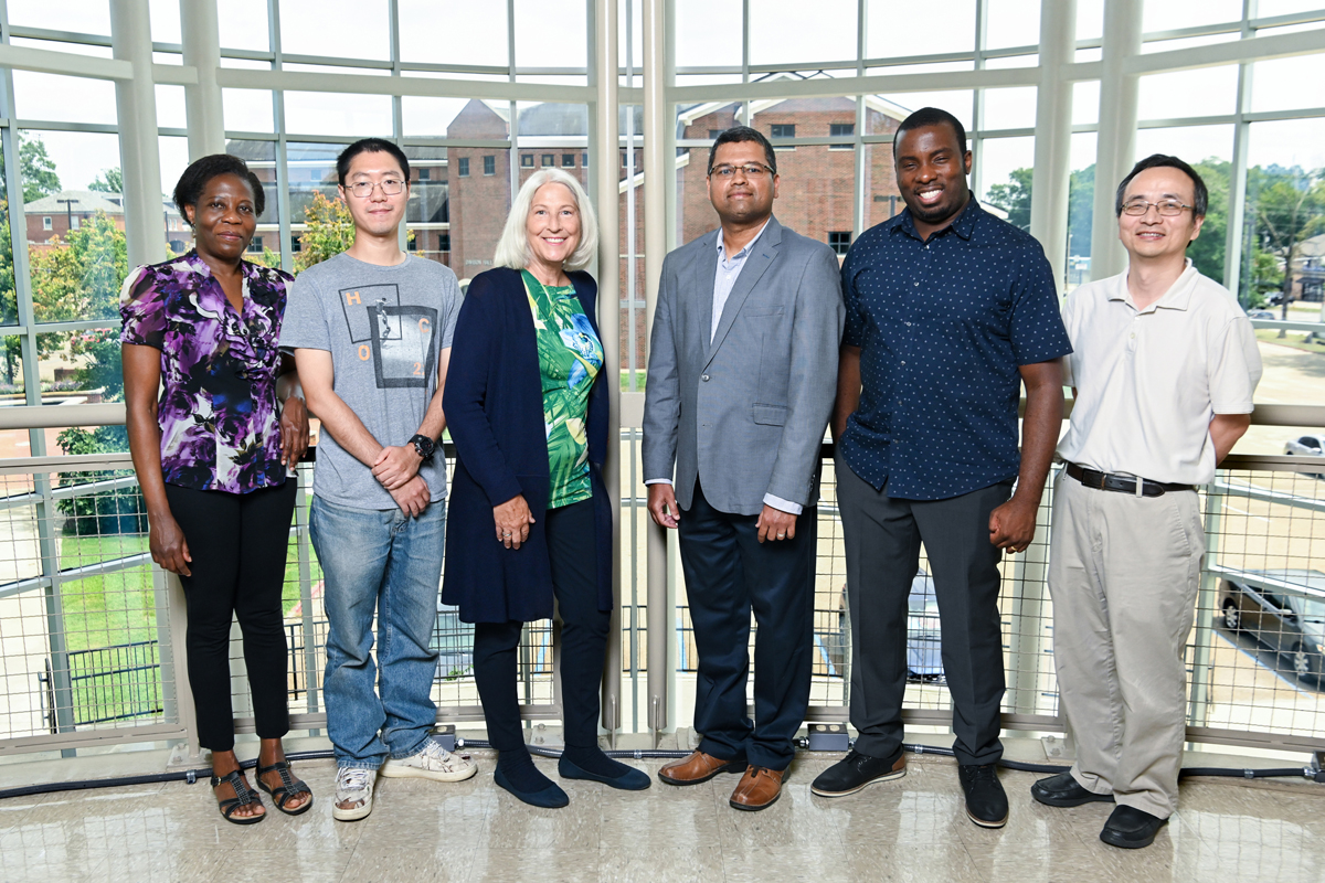 Dr. Teresa Murray and team have been awarded 6 million dollars by the US National Science Foundation for their recent research proposal to develop FUTURE Sensors. Photograph by Emerald McIntyre/Louisiana Tech University