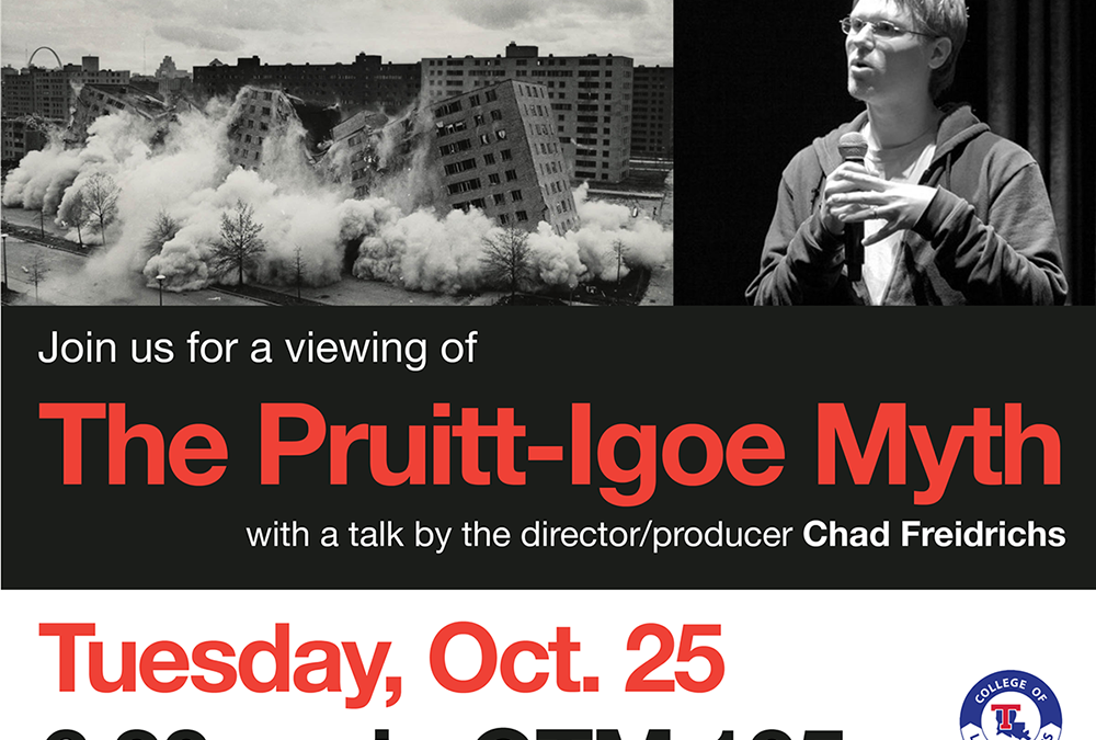 ‘Pruitt-Igoe Myth’ documentary, talk to be held Oct. 25