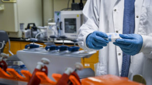 Biomedical graduate students conduct research in laboratories located in Louisiana Tech University’s Biomedical Engineering Building.