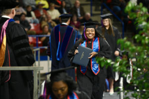 Graduates celebrate at fall commencement