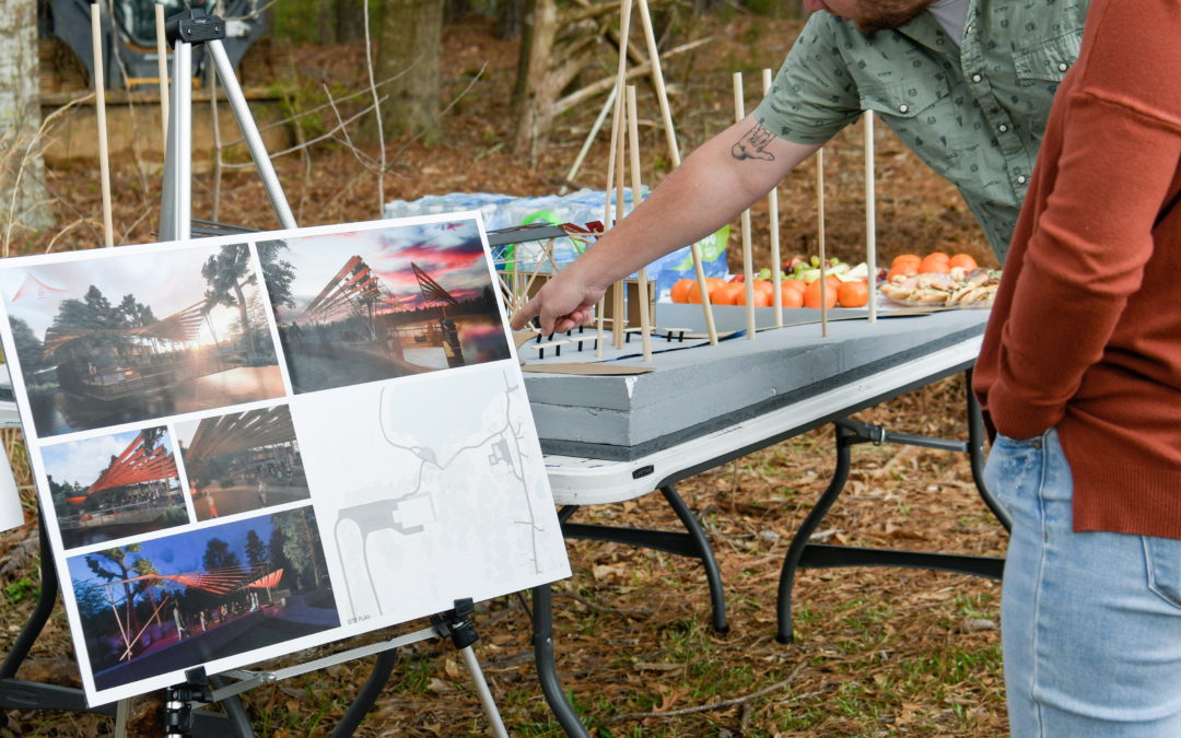 Architecture 335 add final touches to amphitheater project