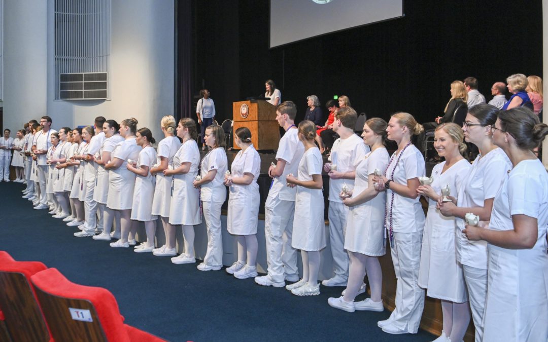 Spring 2023 Nursing Pinning Ceremony recognizes 40