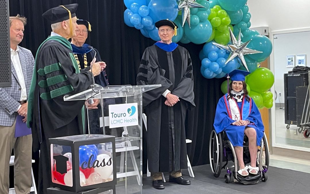 Injured nursing graduate honored with special commencement ceremony