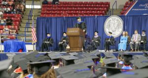 Dr. Hisham Hegab delivers his commencement address