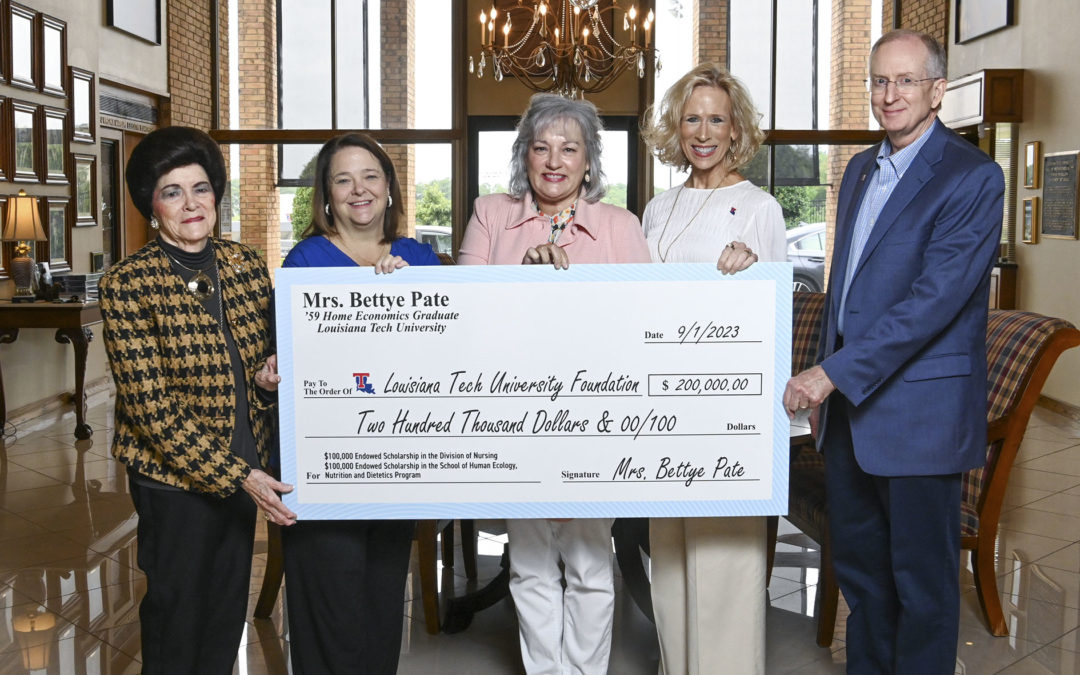 Bettye Pate, Class of ’59, creates two ANS scholarships