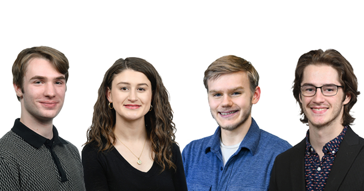 Four Tech students nominated for Goldwater Scholarship Louisiana Tech