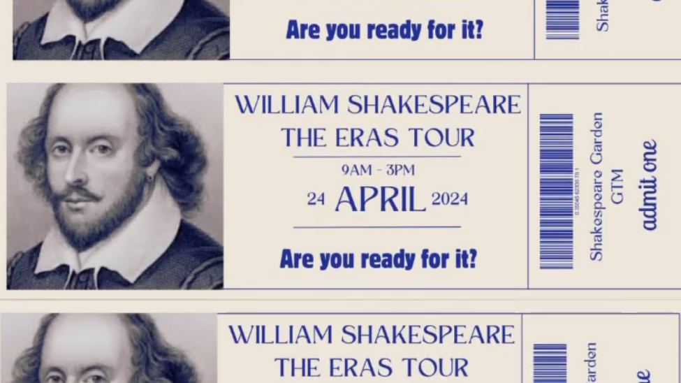 COLA celebrating Shakespeare with Eras Tour-themed festival