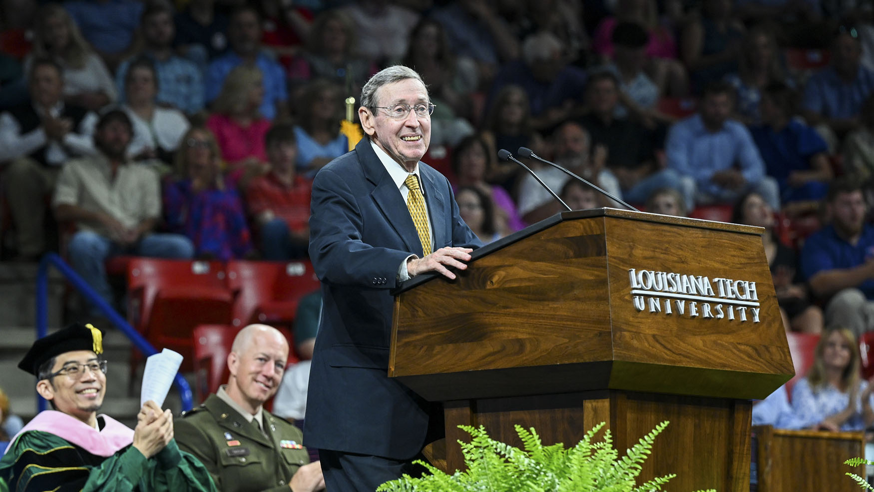 Spring 2024 graduates receive hearty and healthy life advice at commencement Louisiana Tech